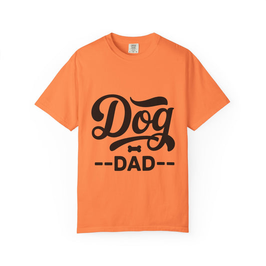 Dog Dad T‑Shirt — Retro Script Pet Lover Tee