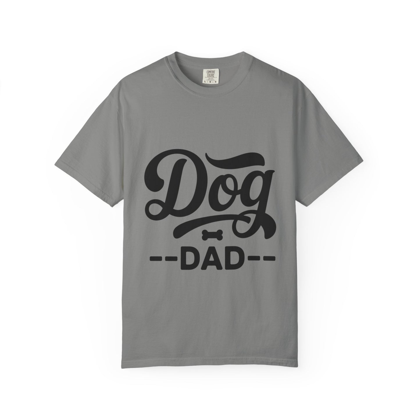 Dog Dad T‑Shirt — Retro Script Pet Lover Tee
