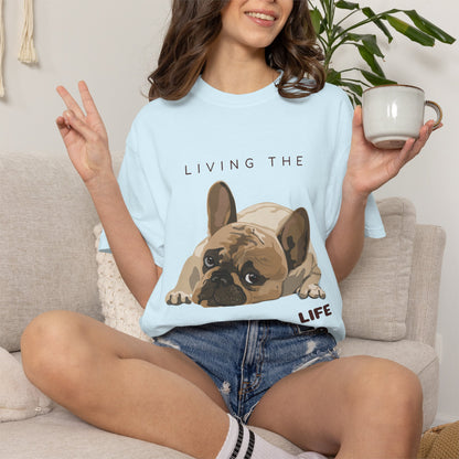 Pawsitive Life T-Shirt — Cute French Bulldog Graphic Tee