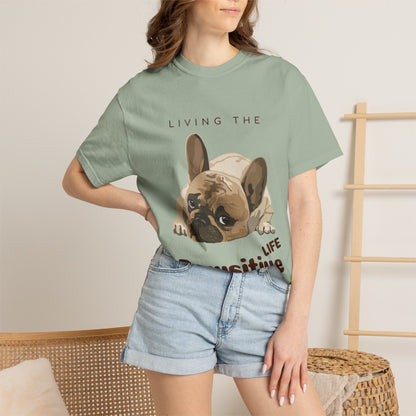 Pawsitive Life T-Shirt — Cute French Bulldog Graphic Tee