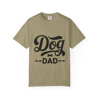 Dog Dad T‑Shirt — Retro Script Pet Lover Tee