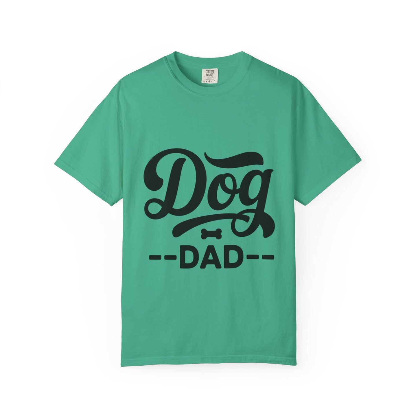 Dog Dad T‑Shirt — Retro Script Pet Lover Tee
