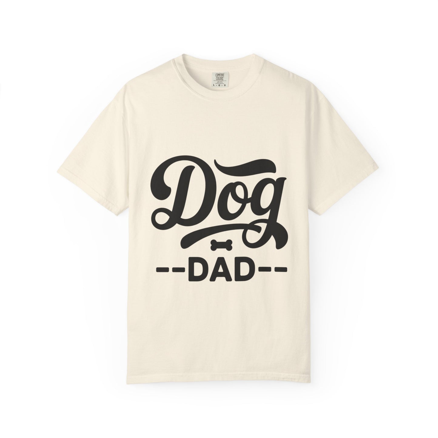 Dog Dad T‑Shirt — Retro Script Pet Lover Tee