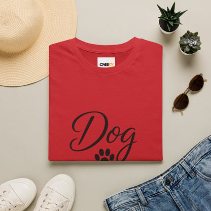 Dog Mom T-Shirt - Paw Print Graphic Tee for Dog Lovers