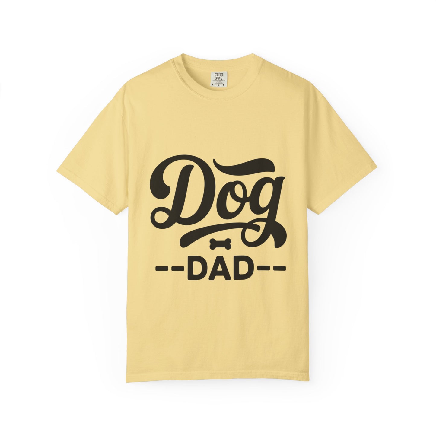 Dog Dad T‑Shirt — Retro Script Pet Lover Tee