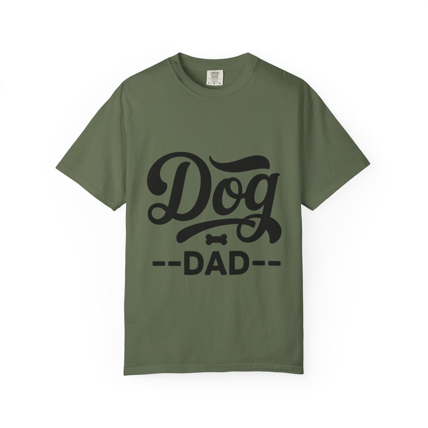 Dog Dad T‑Shirt — Retro Script Pet Lover Tee