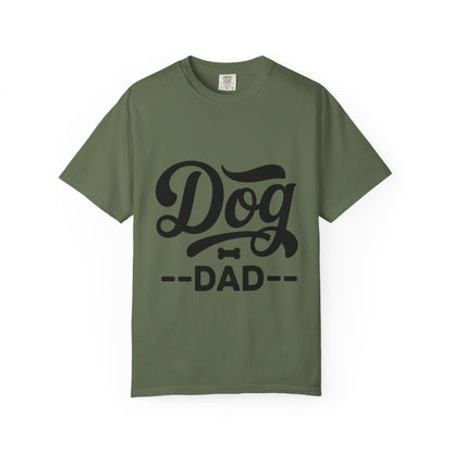 Dog Dad T‑Shirt — Retro Script Pet Lover Tee