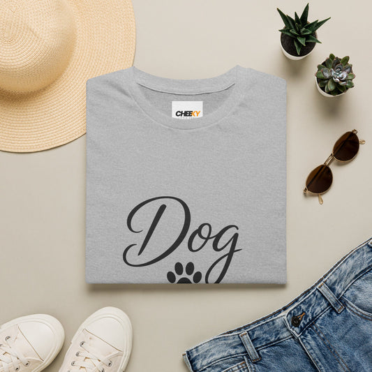 Dog Mom T-Shirt - Paw Print Graphic Tee for Dog Lovers