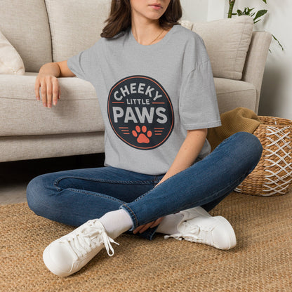 Cheeky Little Paws T-Shirt – Cute Dog Lover Tee