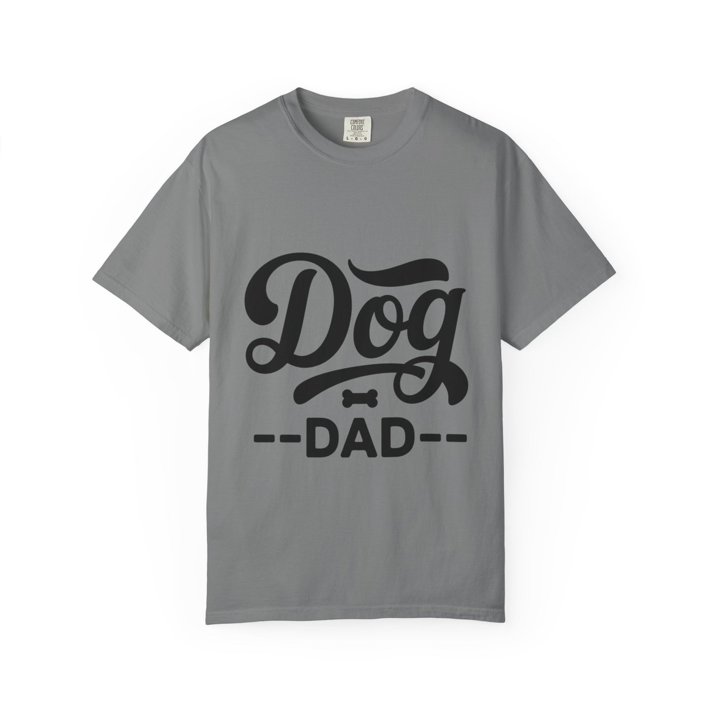 Dog Dad T‑Shirt — Retro Script Pet Lover Tee