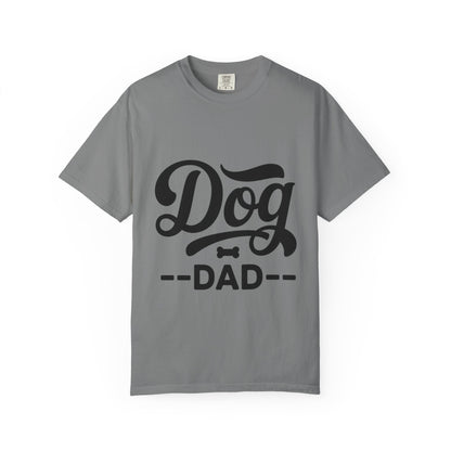Dog Dad T‑Shirt — Retro Script Pet Lover Tee