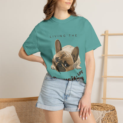 Pawsitive Life T-Shirt — Cute French Bulldog Graphic Tee