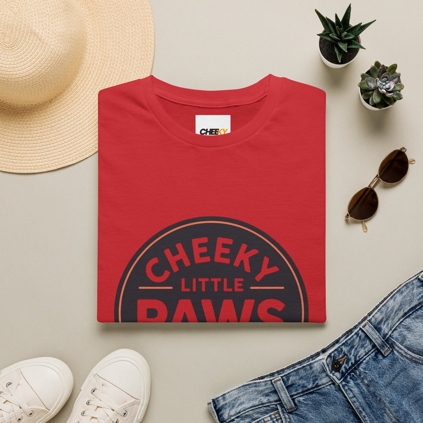 Cheeky Little Paws T-Shirt – Cute Dog Lover Tee