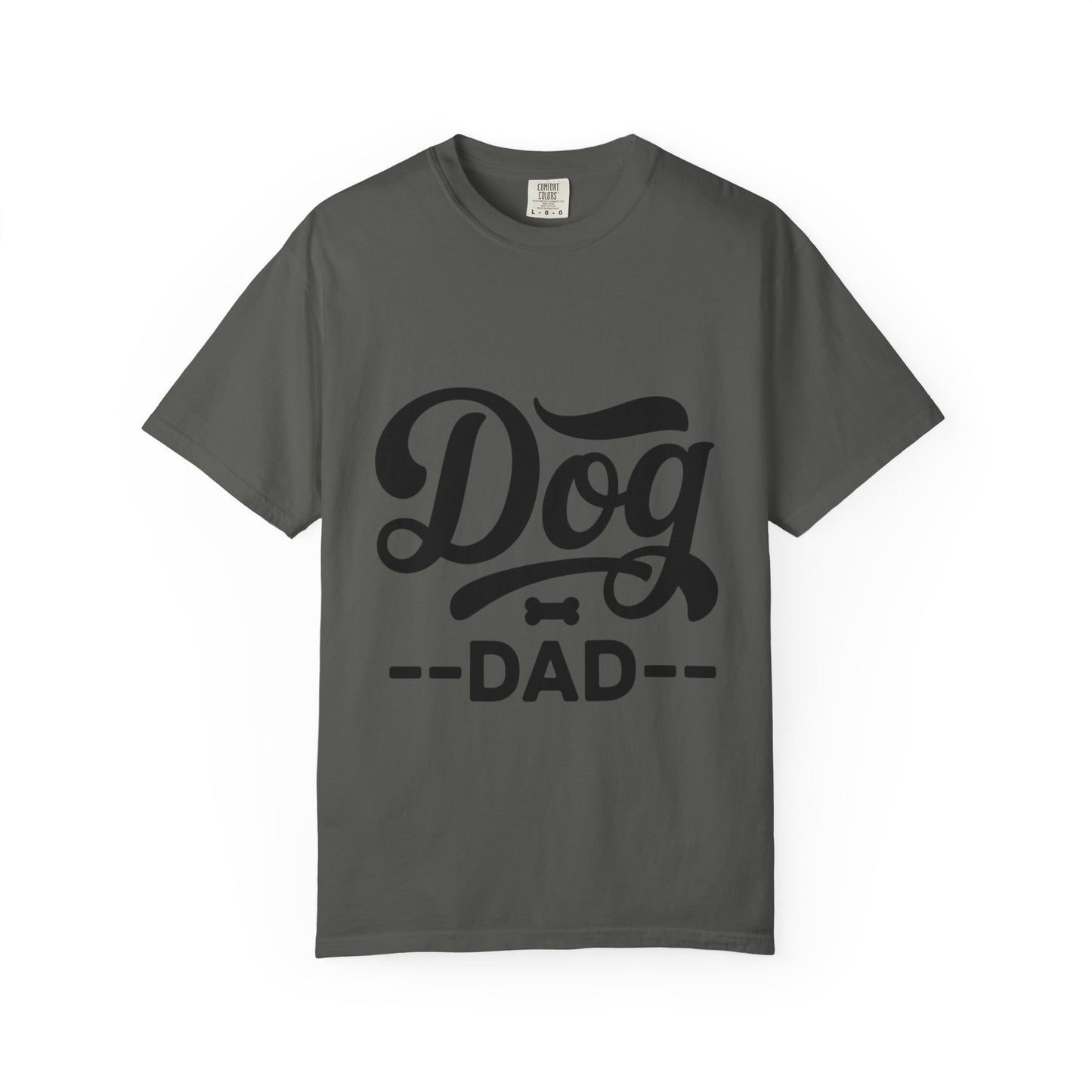Dog Dad T‑Shirt — Retro Script Pet Lover Tee