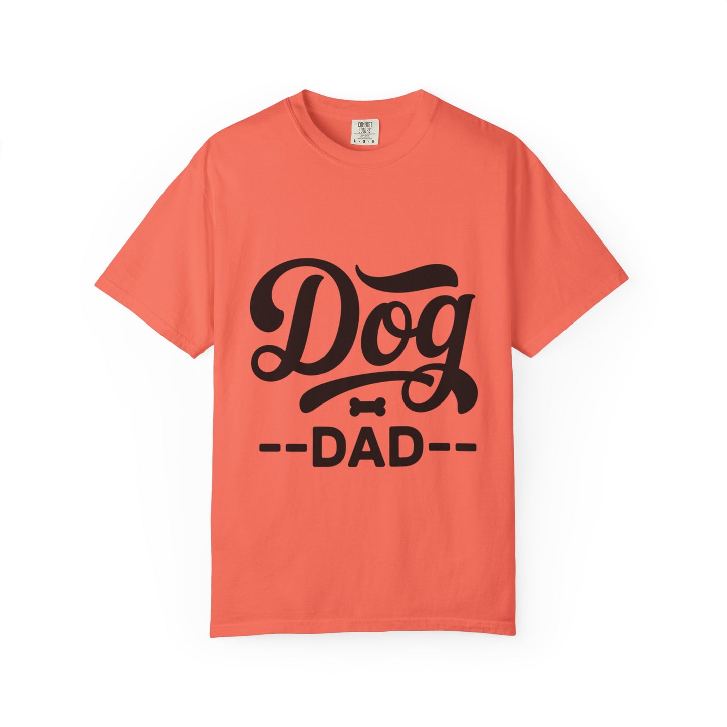 Dog Dad T‑Shirt — Retro Script Pet Lover Tee