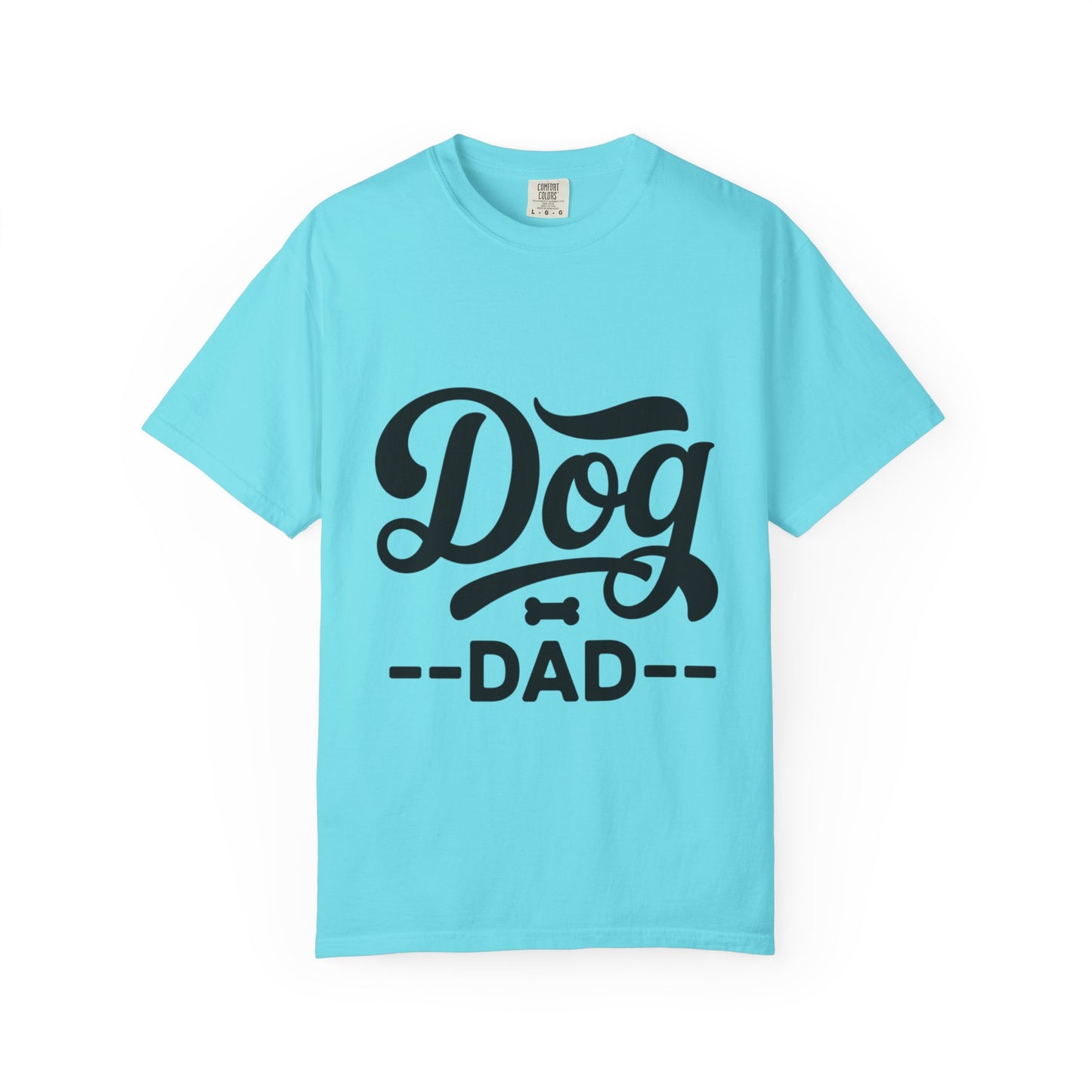 Dog Dad T‑Shirt — Retro Script Pet Lover Tee
