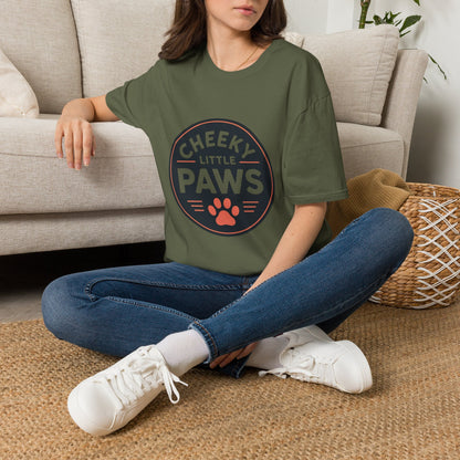 Cheeky Little Paws T-Shirt – Cute Dog Lover Tee