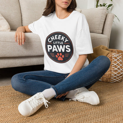 Cheeky Little Paws T-Shirt – Cute Dog Lover Tee