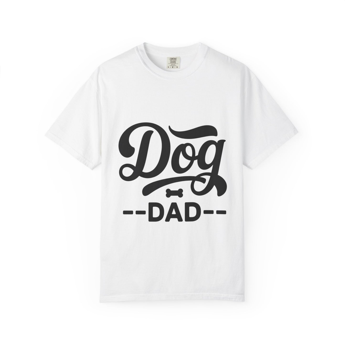 Dog Dad T‑Shirt — Retro Script Pet Lover Tee
