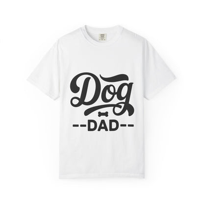 Dog Dad T‑Shirt — Retro Script Pet Lover Tee